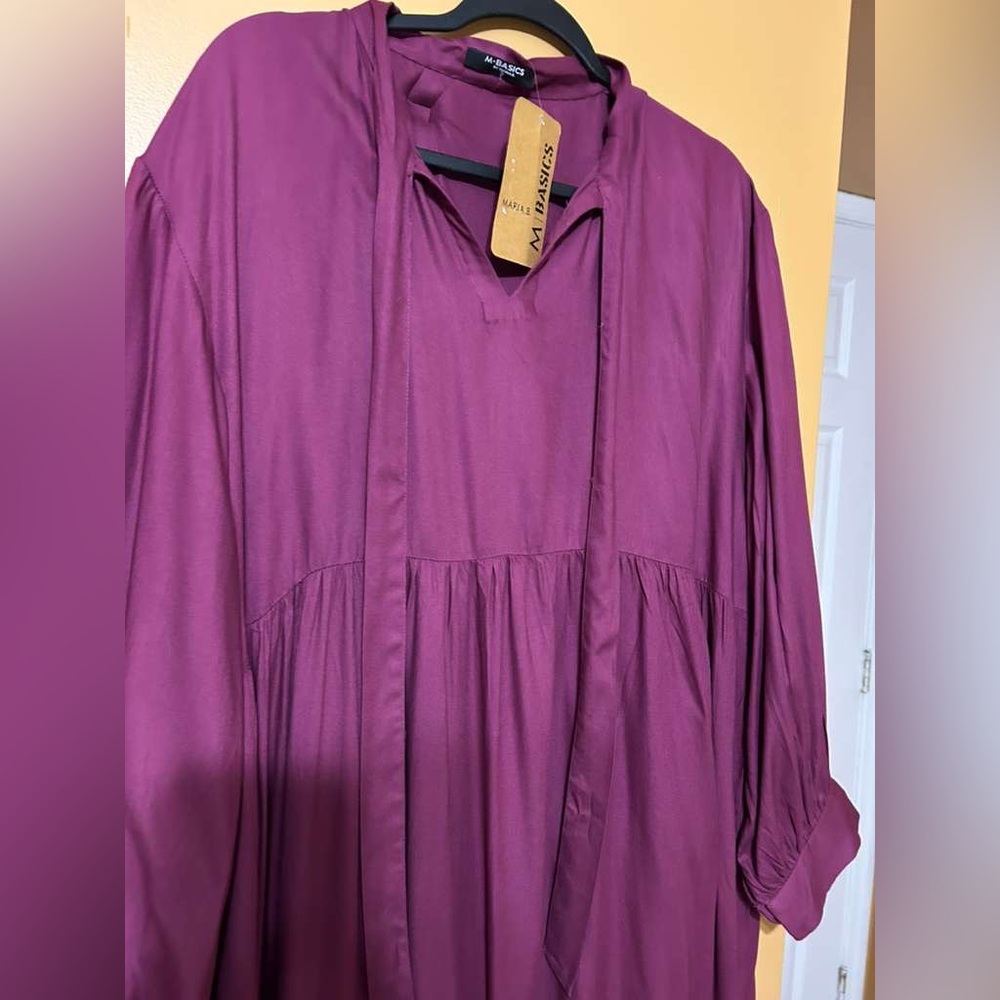 Deep Purple Winter Dress